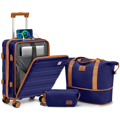 imiomo 20 Inch Hard Shell Carry On Luggage