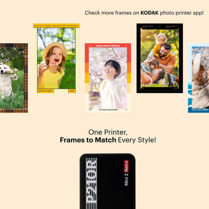 KODAK Mini 2 Portable Photo Printer Bundle
