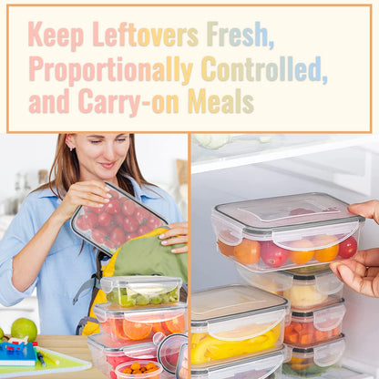 18 Pack FILTA Airtight Food Storage Containers