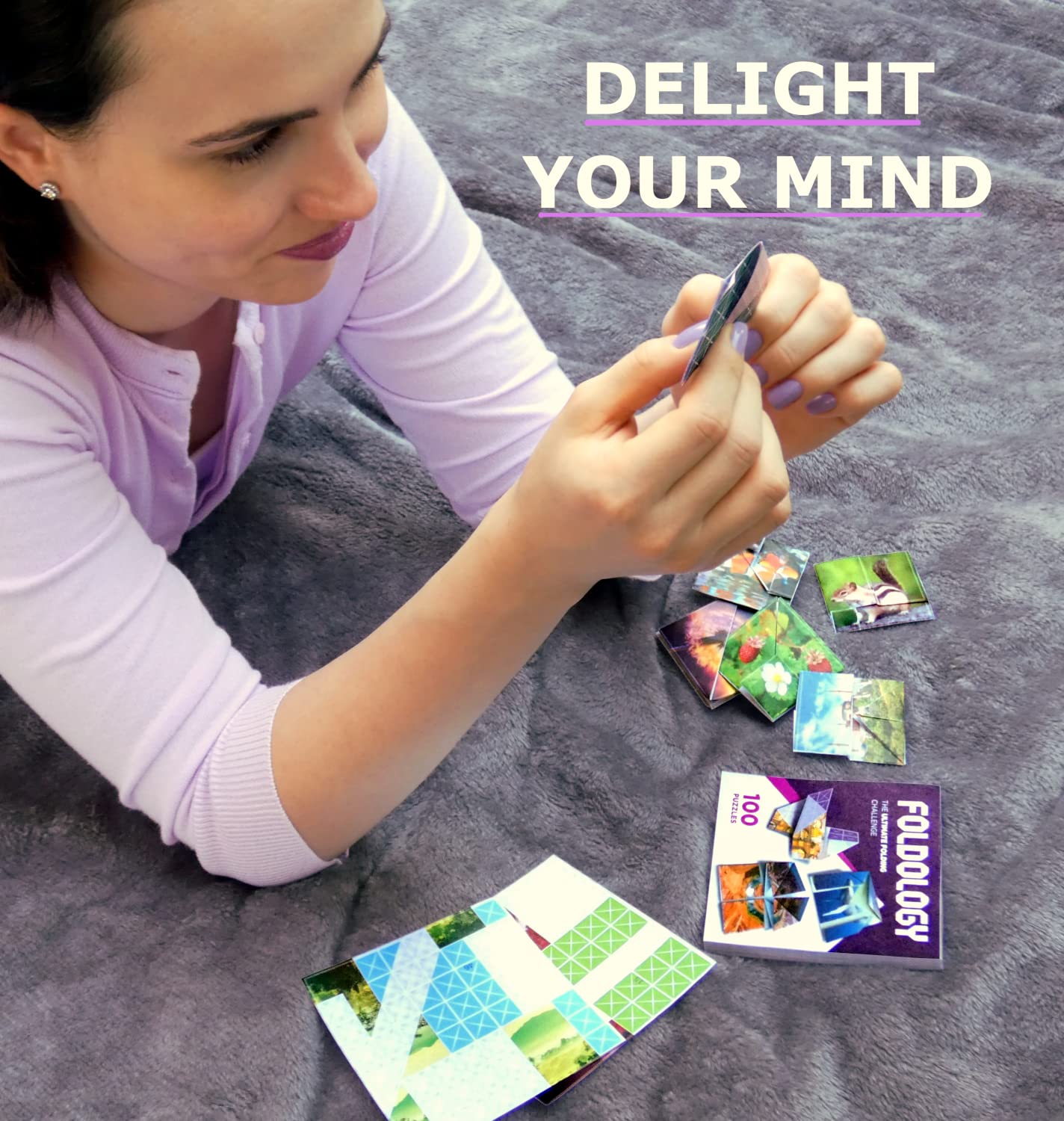 Origami Puzzle Game with 100 Challenges for All Ages