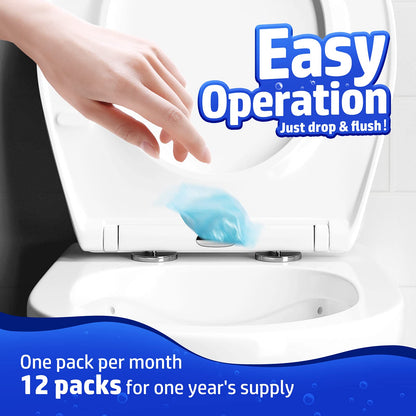 Vacplus 12 Dissolvable Septic Tank Treatment Packs