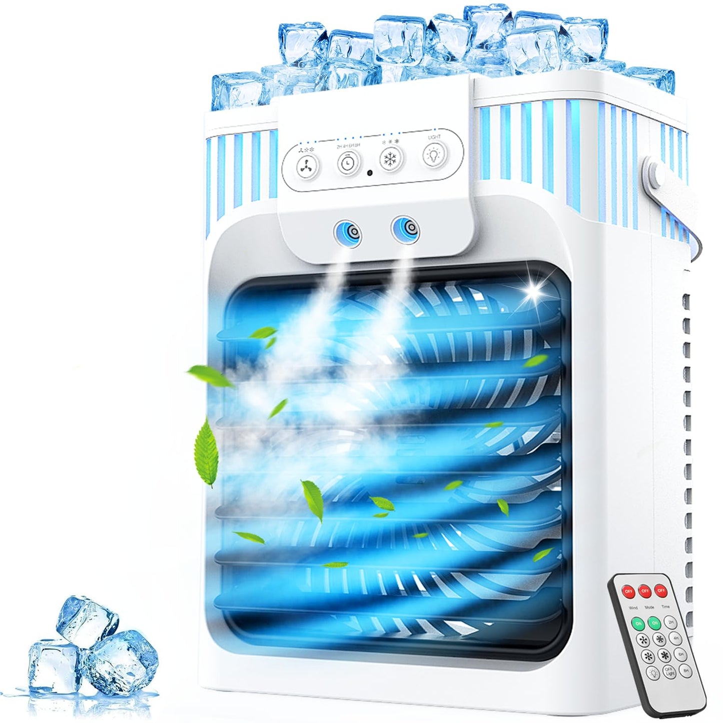 Portable Air Conditioner with 3 Speeds & Timer