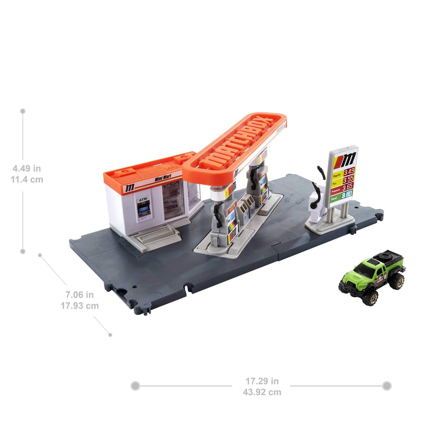 Matchbox Toy Cars Fuel Station Playset