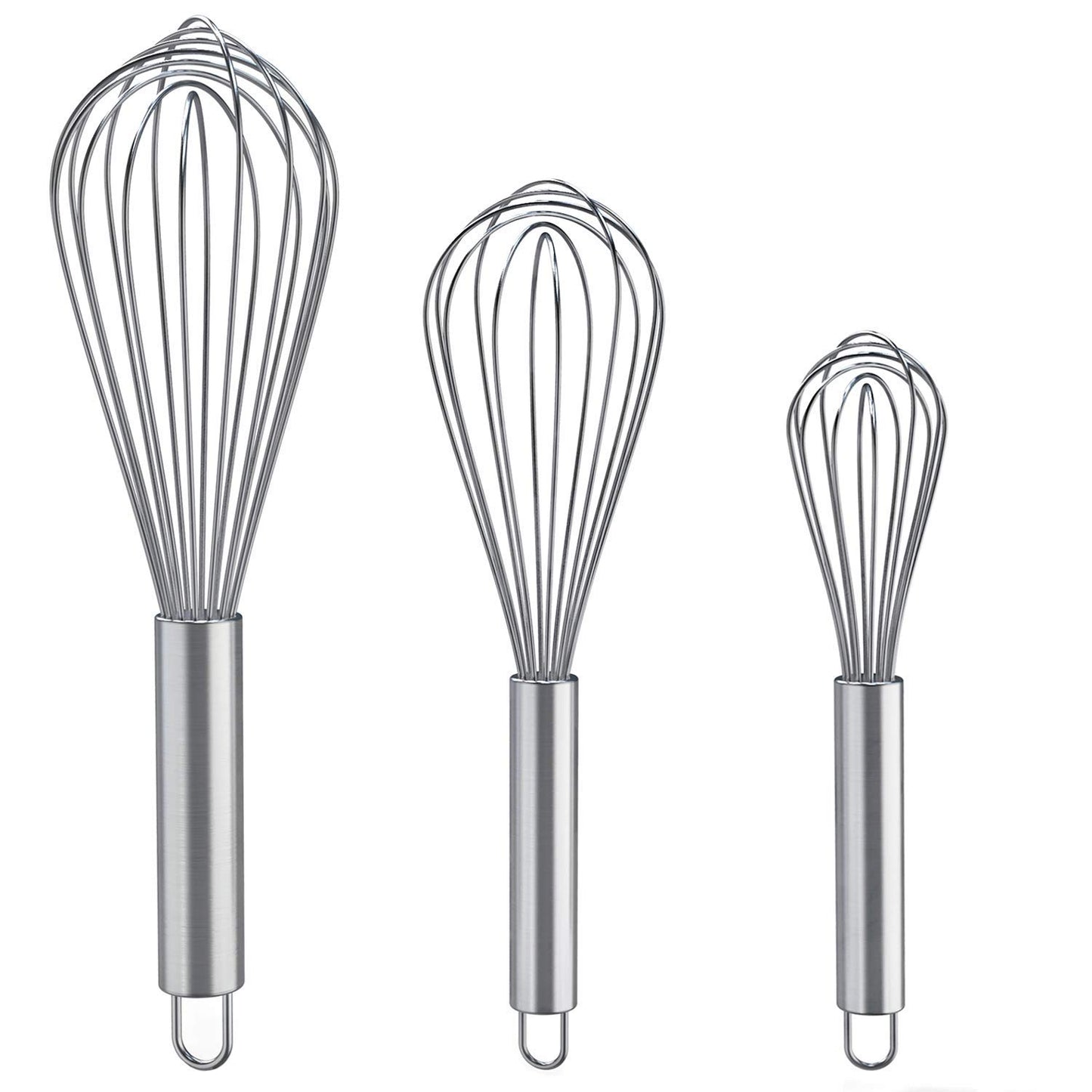 Stainless Steel Whisk Set - 3 Pack