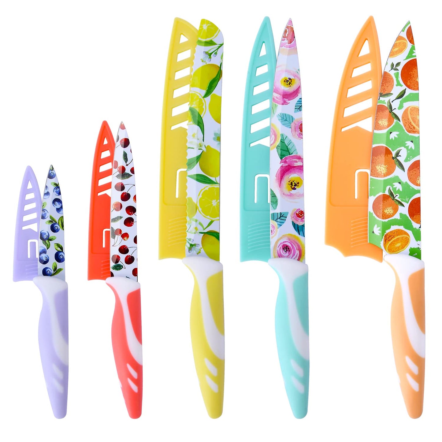 10-Piece Stainless Steel Kitchen Knife Set