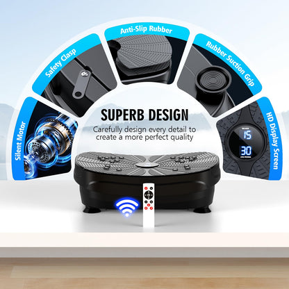 LERTIN Compact Vibration Plate for Weight Loss