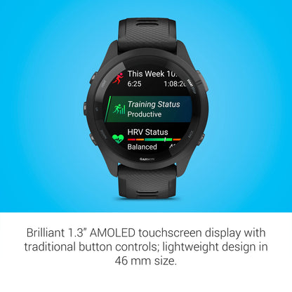 Garmin Forerunner 265 Running Smartwatch with Metrics