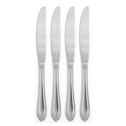 Hampton Forge 4-Piece Metallic Dinner Knives Set