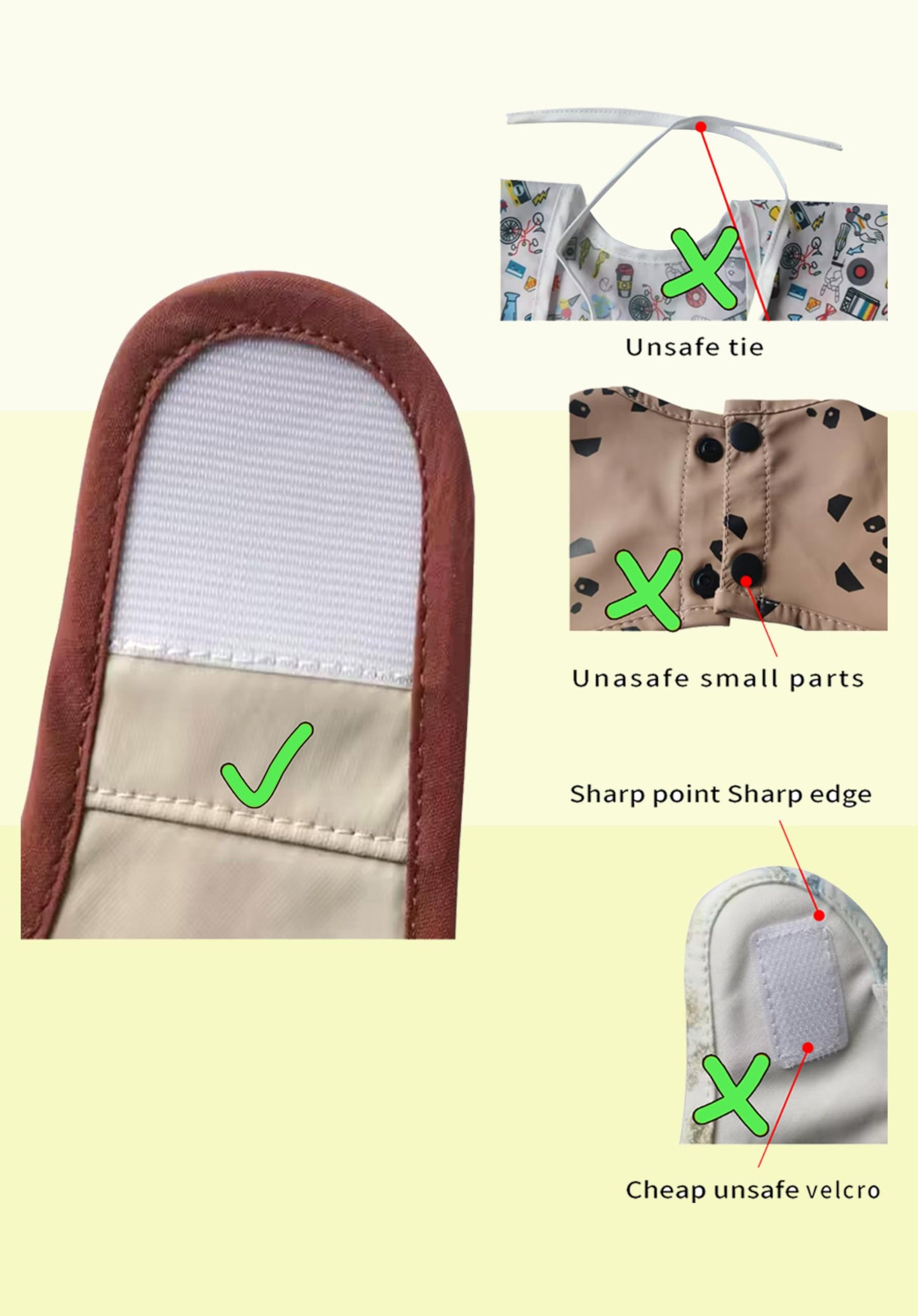 3 Pack Baby Feeding Bibs Waterproof Washable