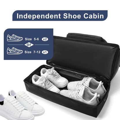 42L Travel Duffle Bag with Shoe Compartment