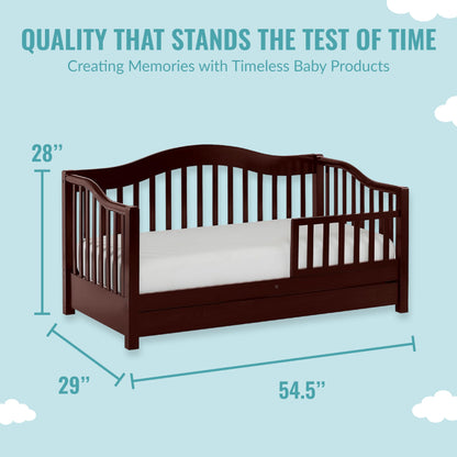 Dream On Me Toddler Day Bed with Storage