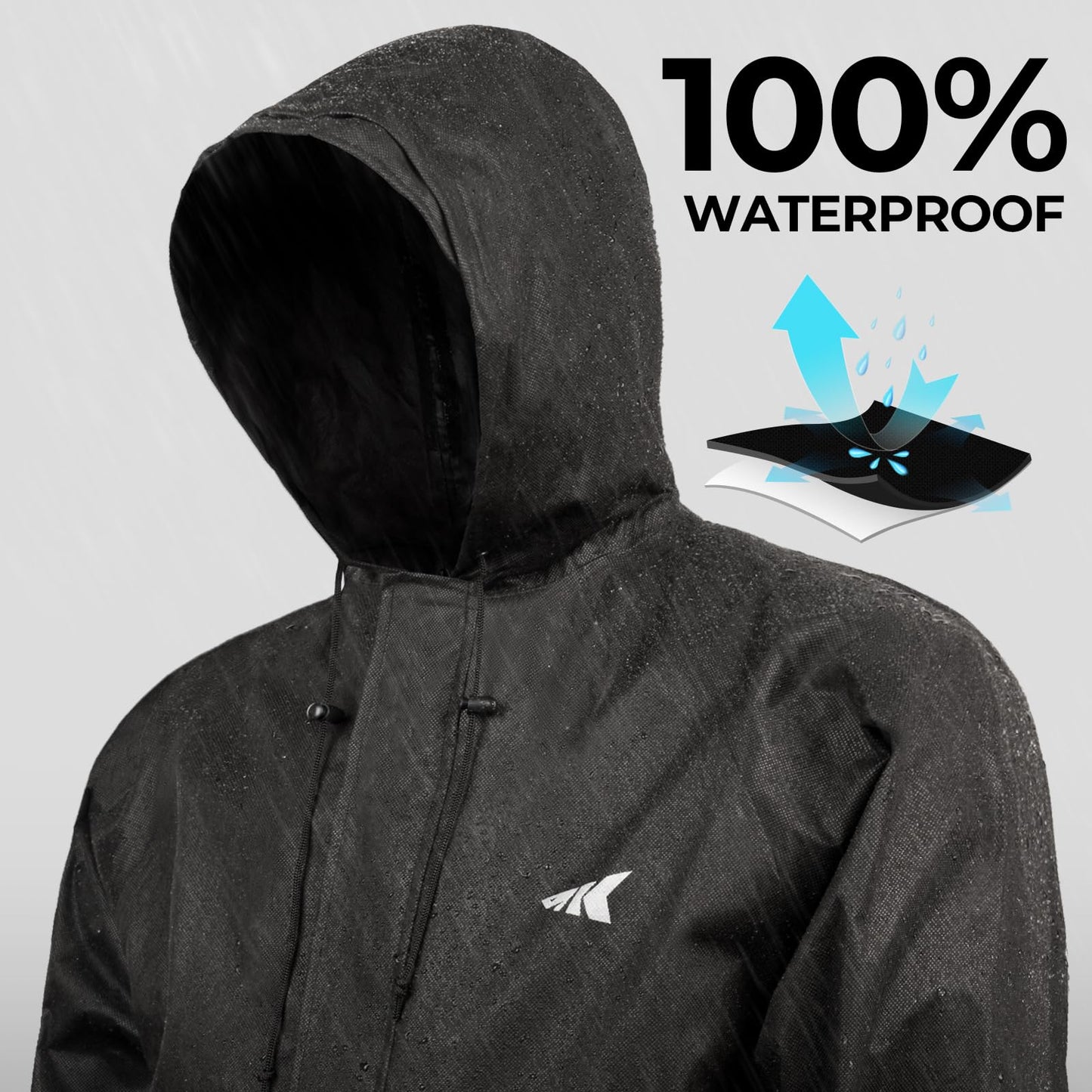 KastKing Lightweight Waterproof Rain Suit for All