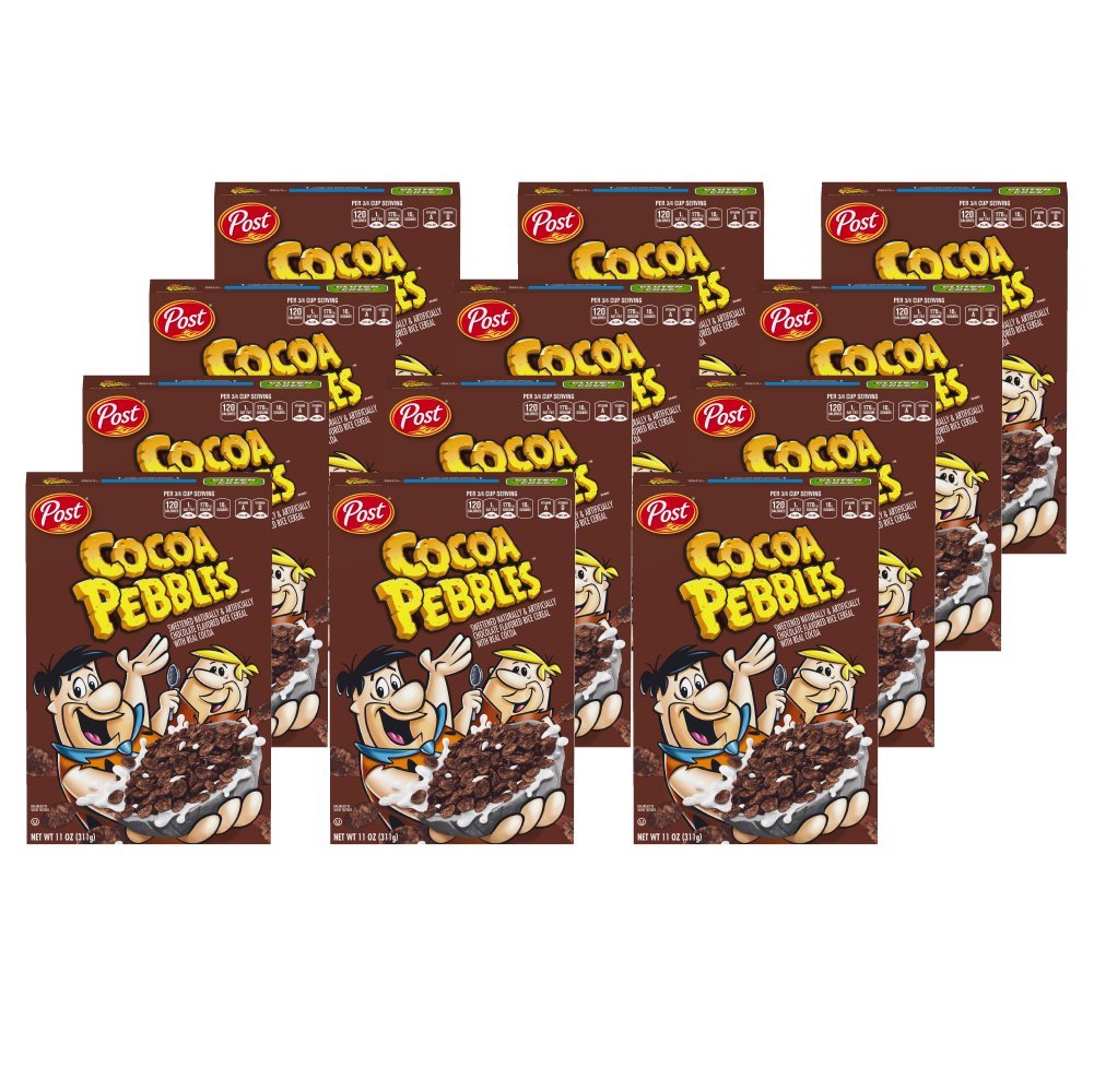 Post Cocoa Pebbles Gluten Free Cereal, 11 Ounce (Pack of 12)