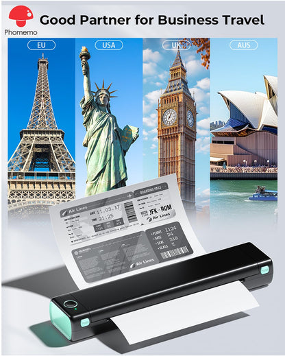 Phomemo Portable Wireless Thermal Printer for Travel
