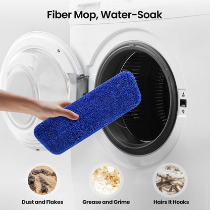 Spray Mop with Refillable Bottle and Microfiber Pads
