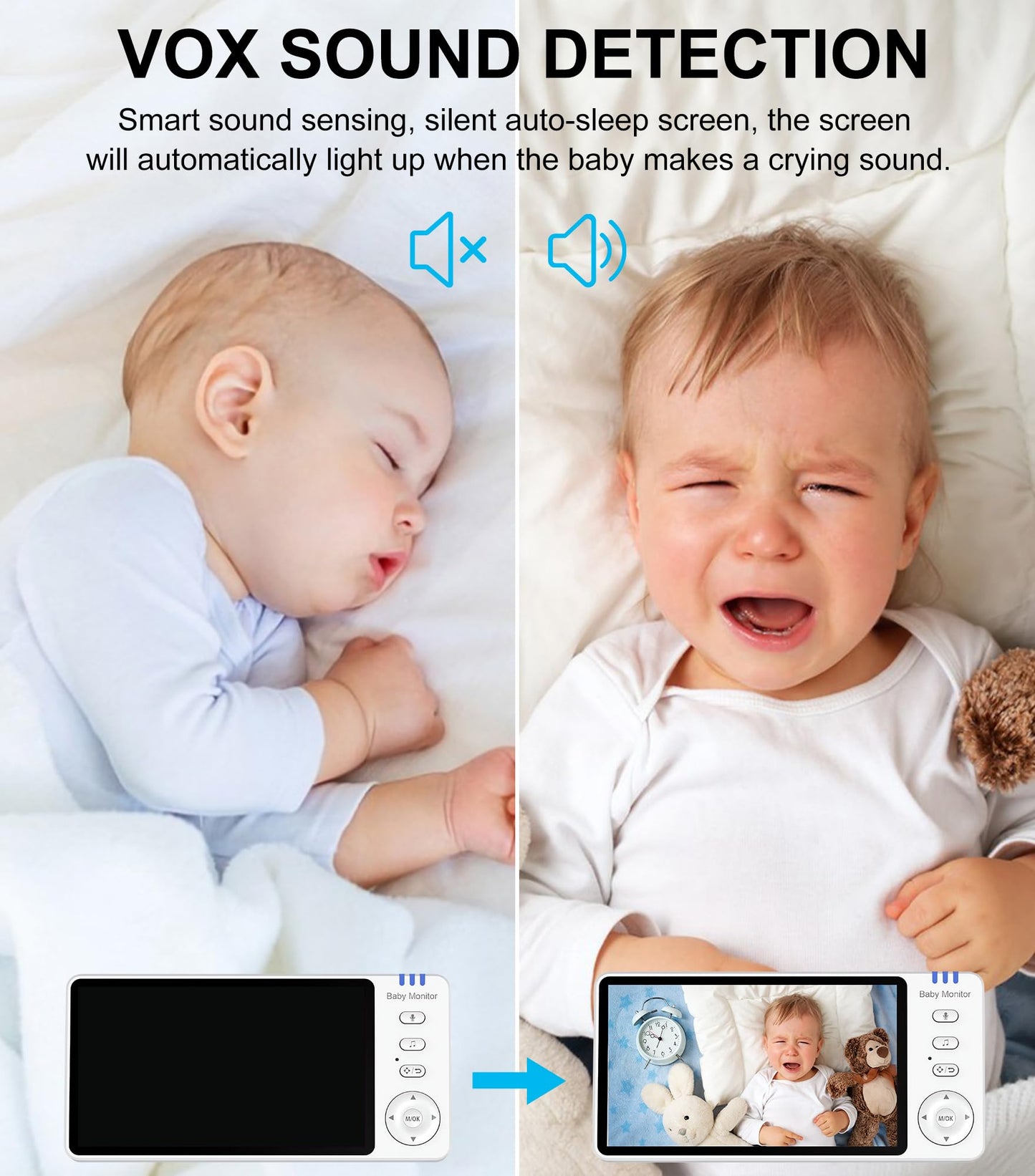 Baby Monitor with 720 HD Camera and Audio