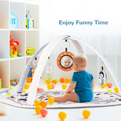 Tummy Time Play Mat for Baby Girls