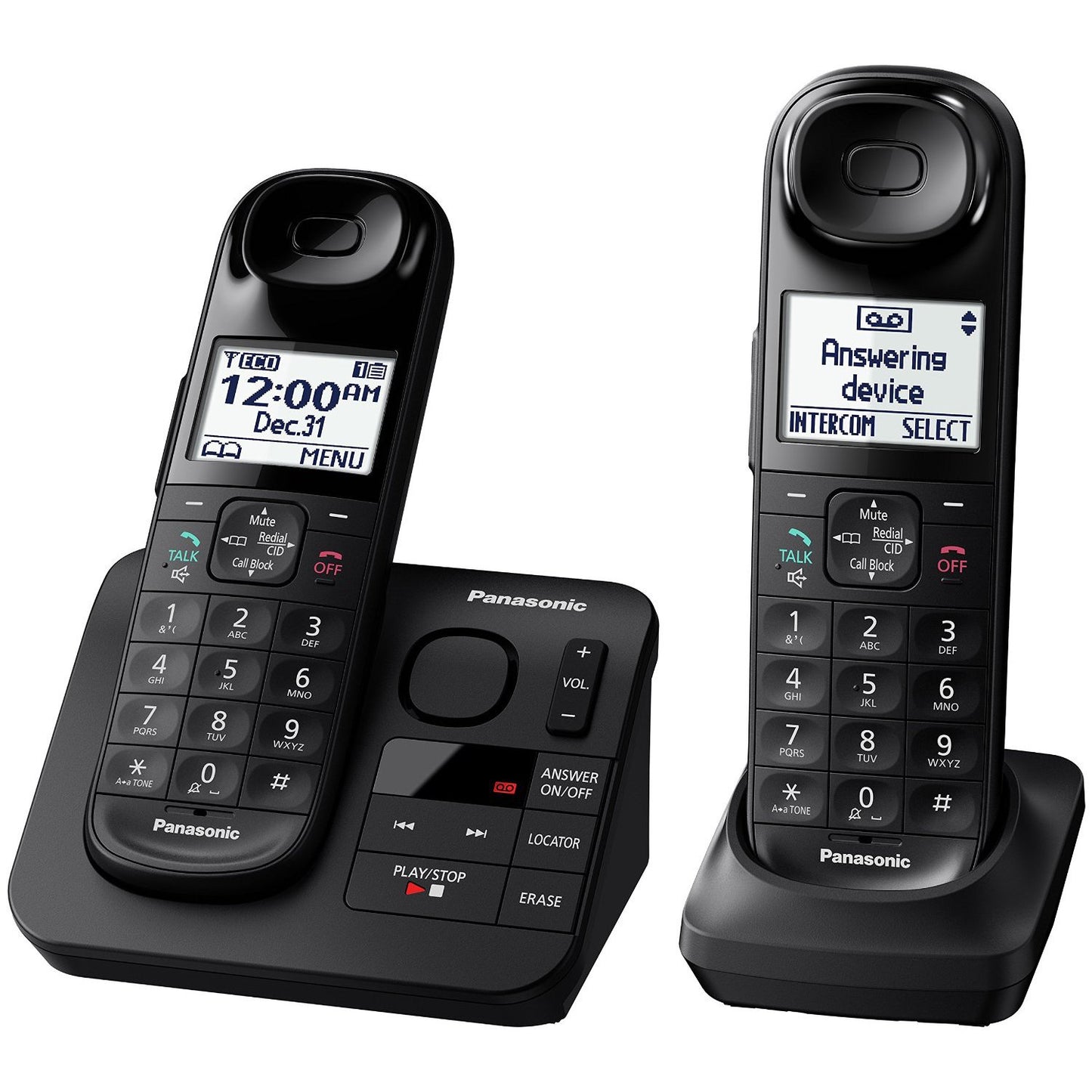 Panasonic 2-Handset DECT Cordless Phone Set