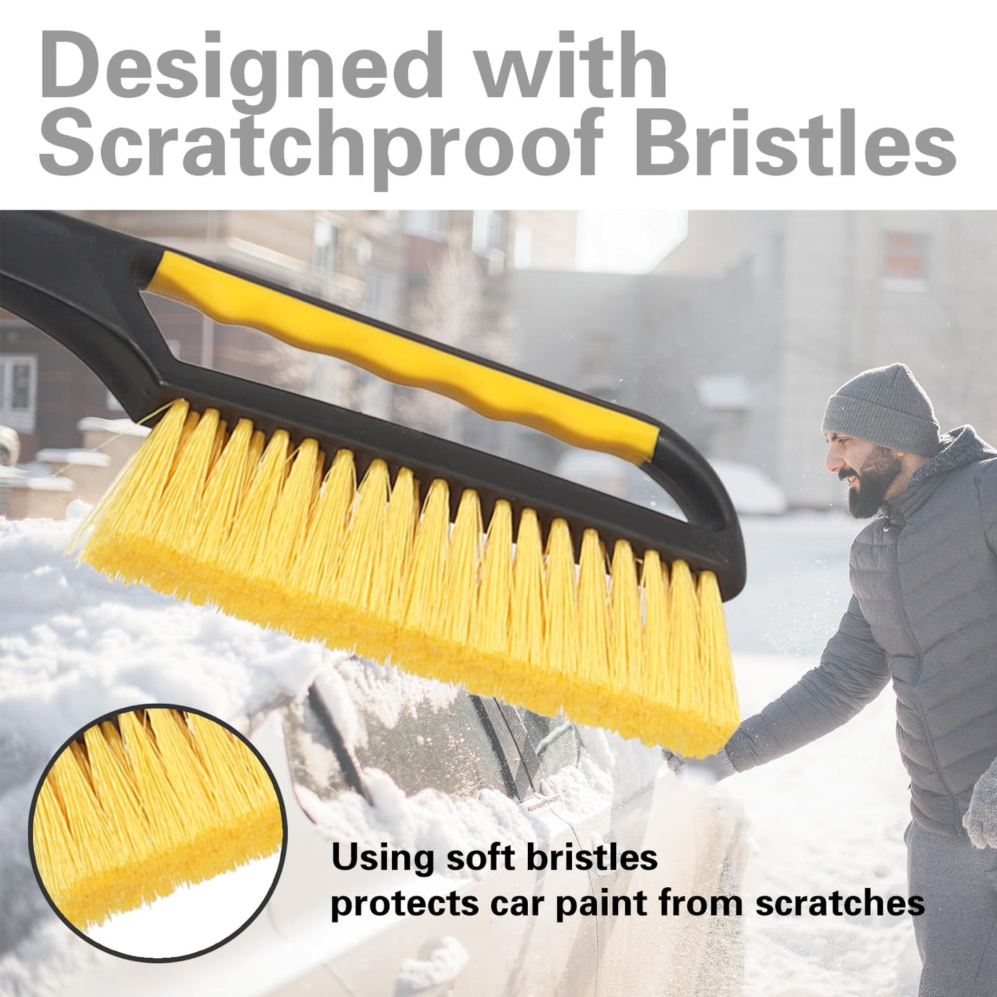 Snow Brush and Ice Scraper for Car