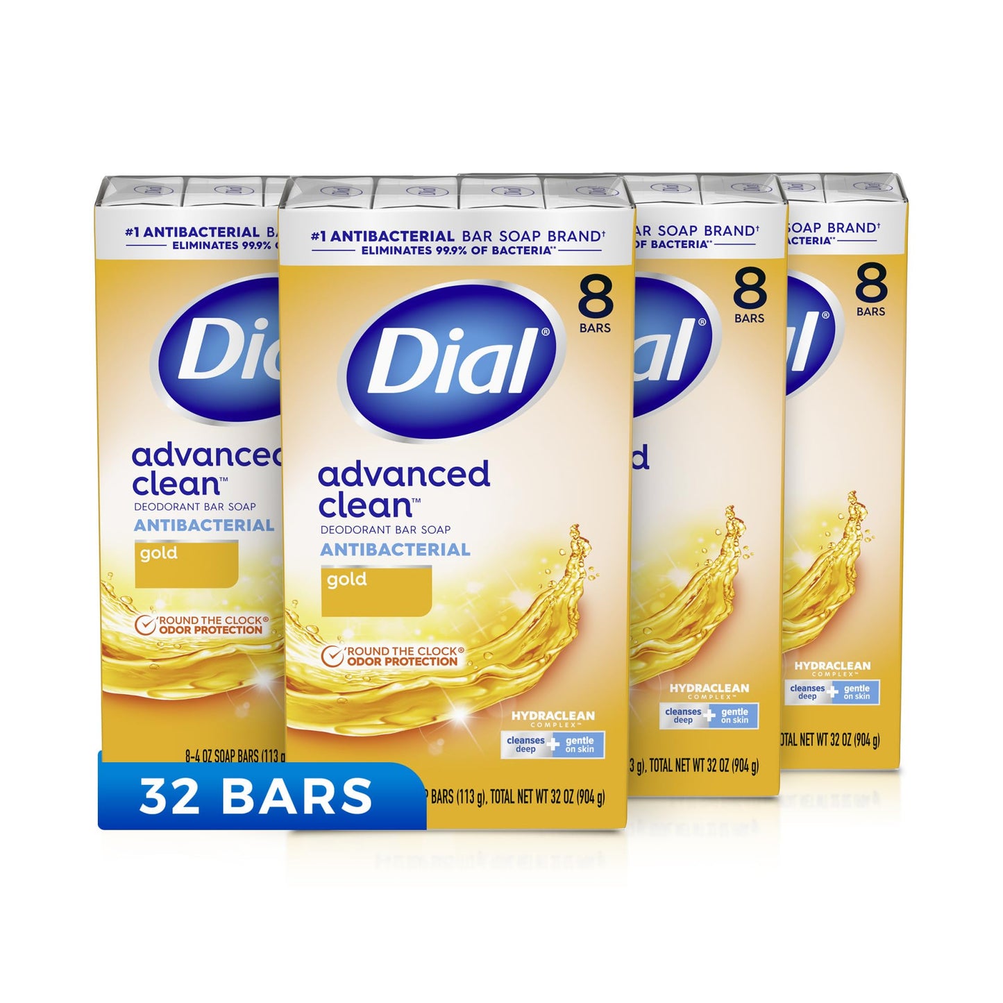 32 Bars Dial Antibacterial Deodorant Soap
