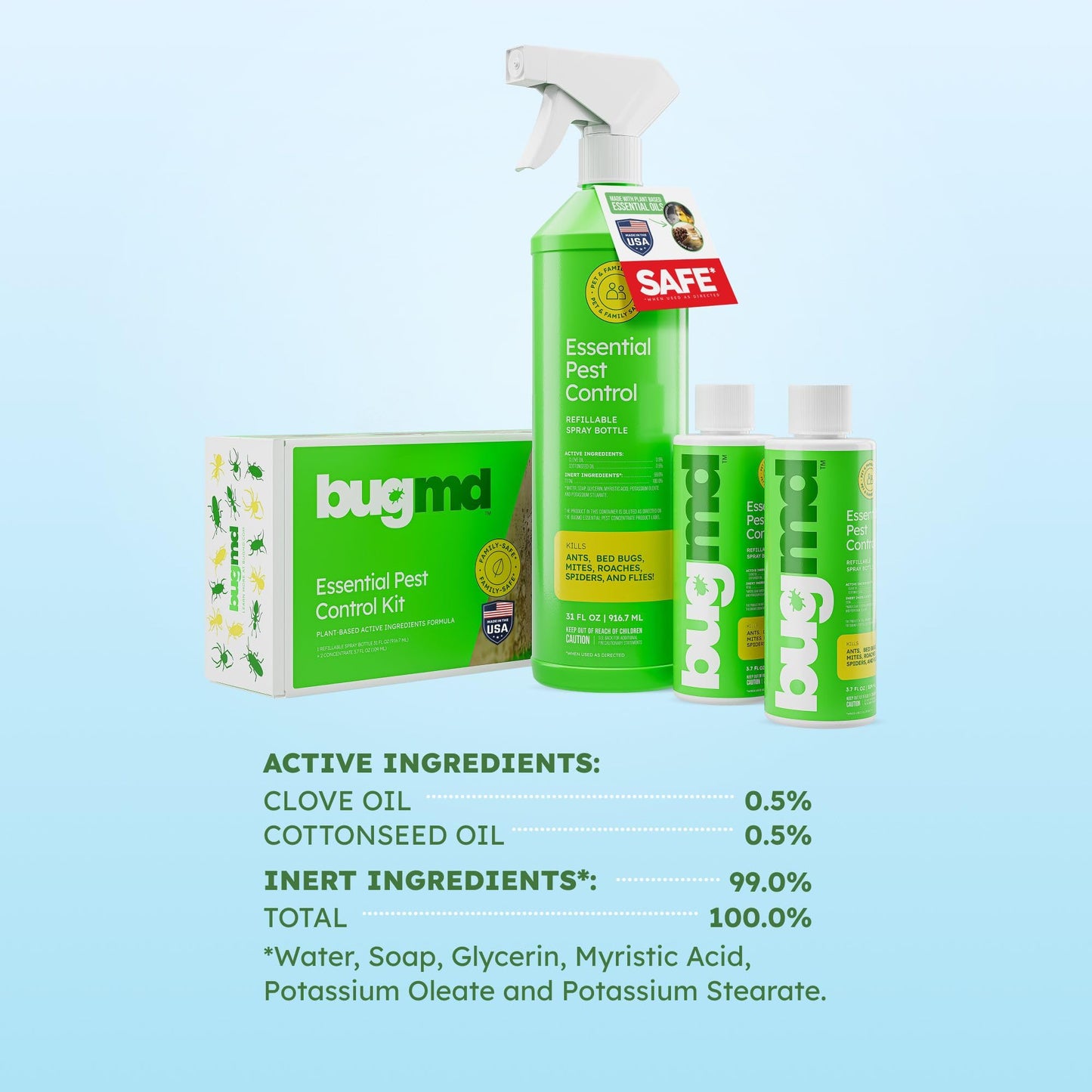 BugMD Natural Insect Killer Spray for Home