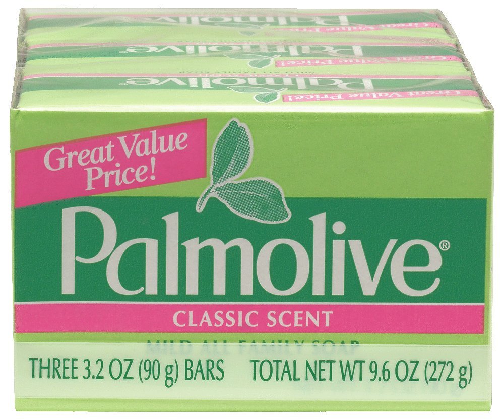 Palmolive 3-Count Bath Bar Soap, 3.2 oz.