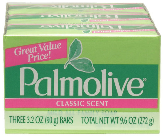 Palmolive 3-Count Bath Bar Soap, 3.2 oz.