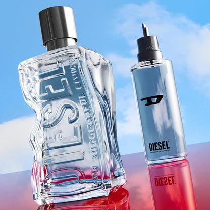Diesel D Eau de Toilette for Men, 3.4 Fl Oz