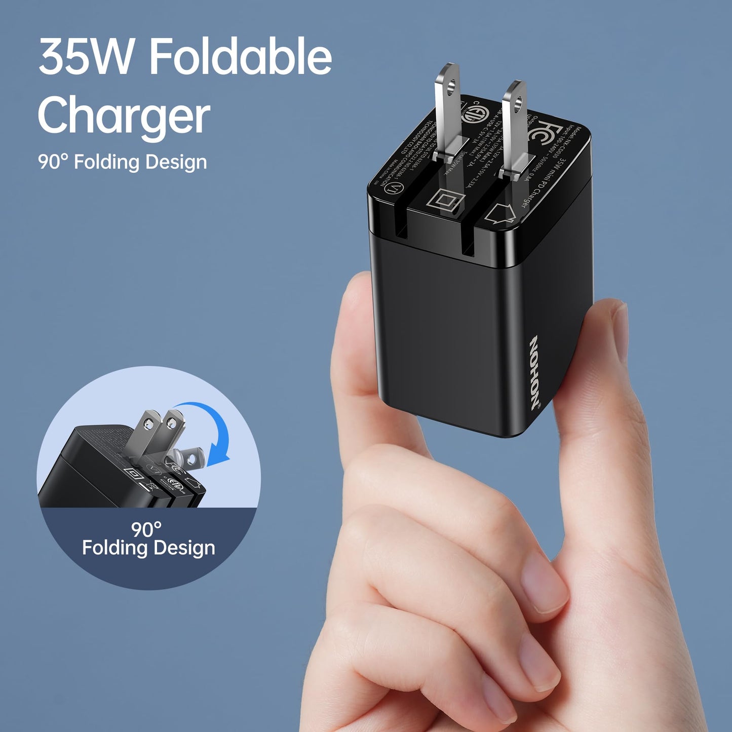 35W USB-C Wall Charger with 3ft Cable