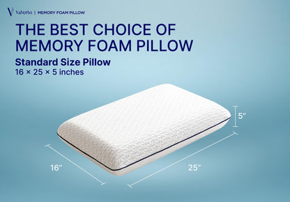 Vaverto Cooling Gel Memory Foam Bed Pillow