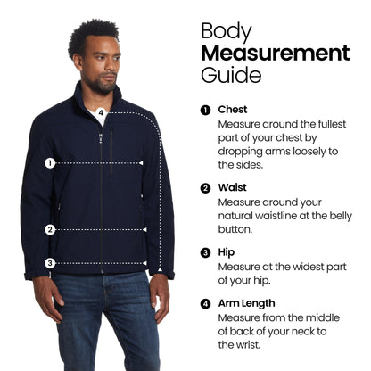 Weatherproof Water Resistant Softshell Jacket for Men