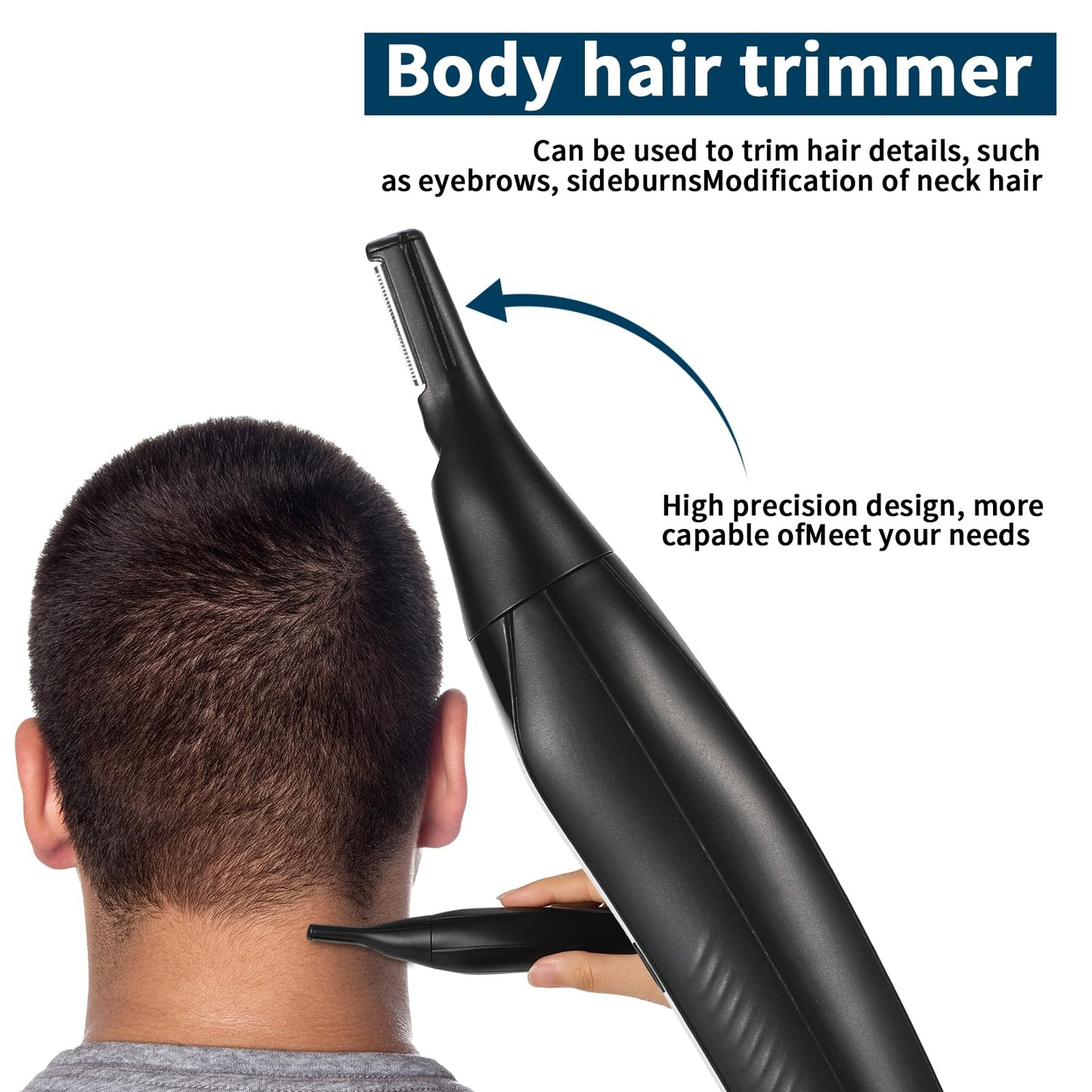 Painless Ear Nose Hair Trimmer, USB Rechargeable