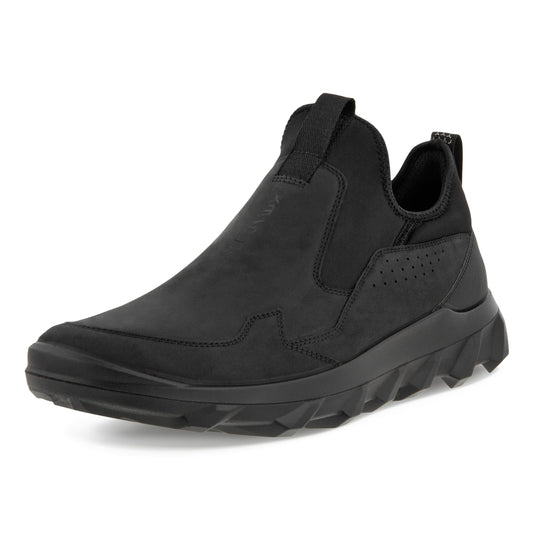 ECCO Men's MX Slip On 2.0 Sneaker, Black Nubuck, 13-13.5