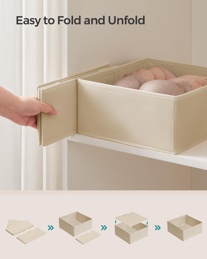 SONGMICS Foldable Drawer Organizer Set of 6