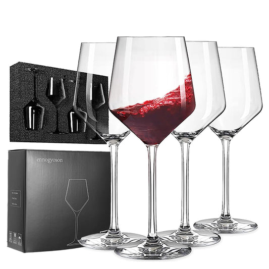 Set of 4 Stemmed Wine Glasses