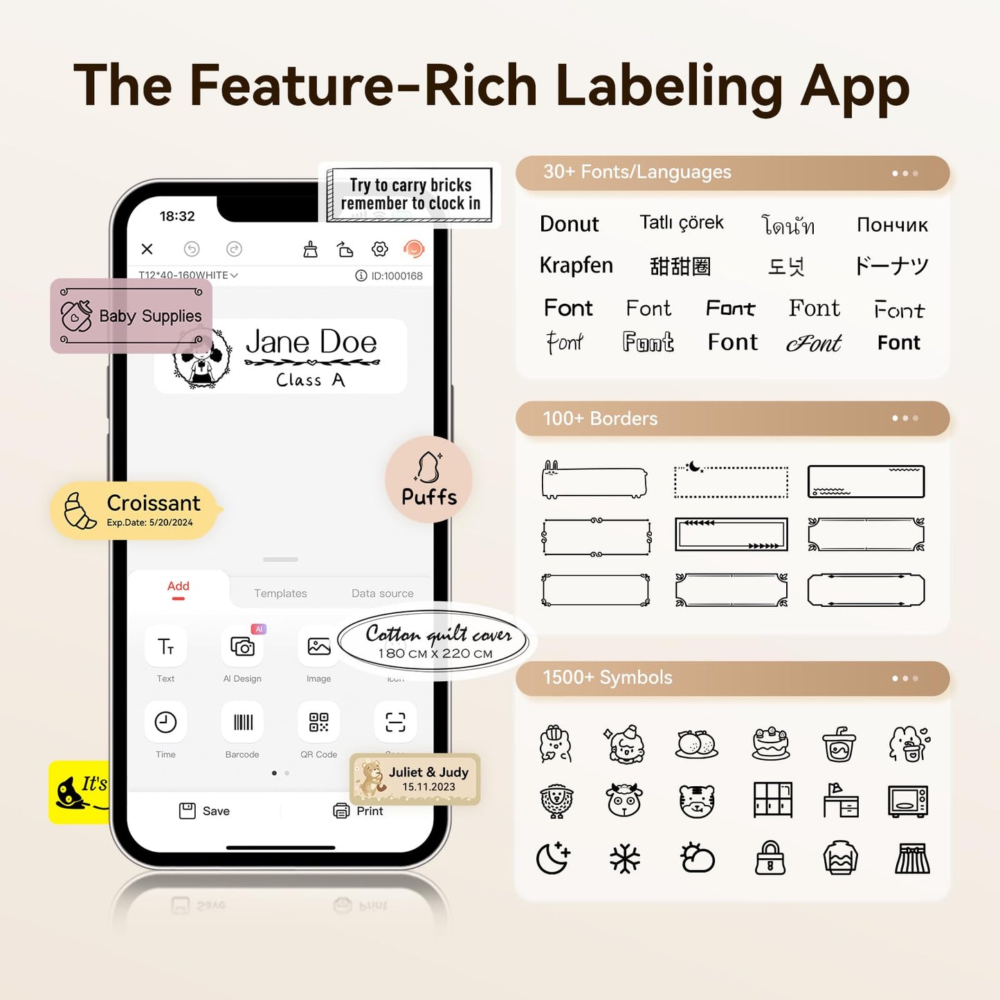 NIIMBOT Bluetooth Label Maker for Home & Office
