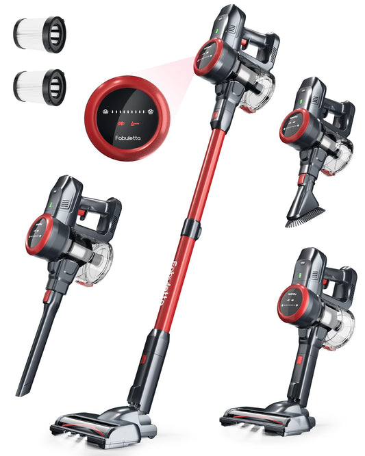 6 in 1 Cordless Vacuum Cleaner with LED Display