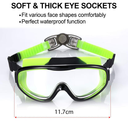 Kids Swim Goggles with UV Protection, Anti-Fog