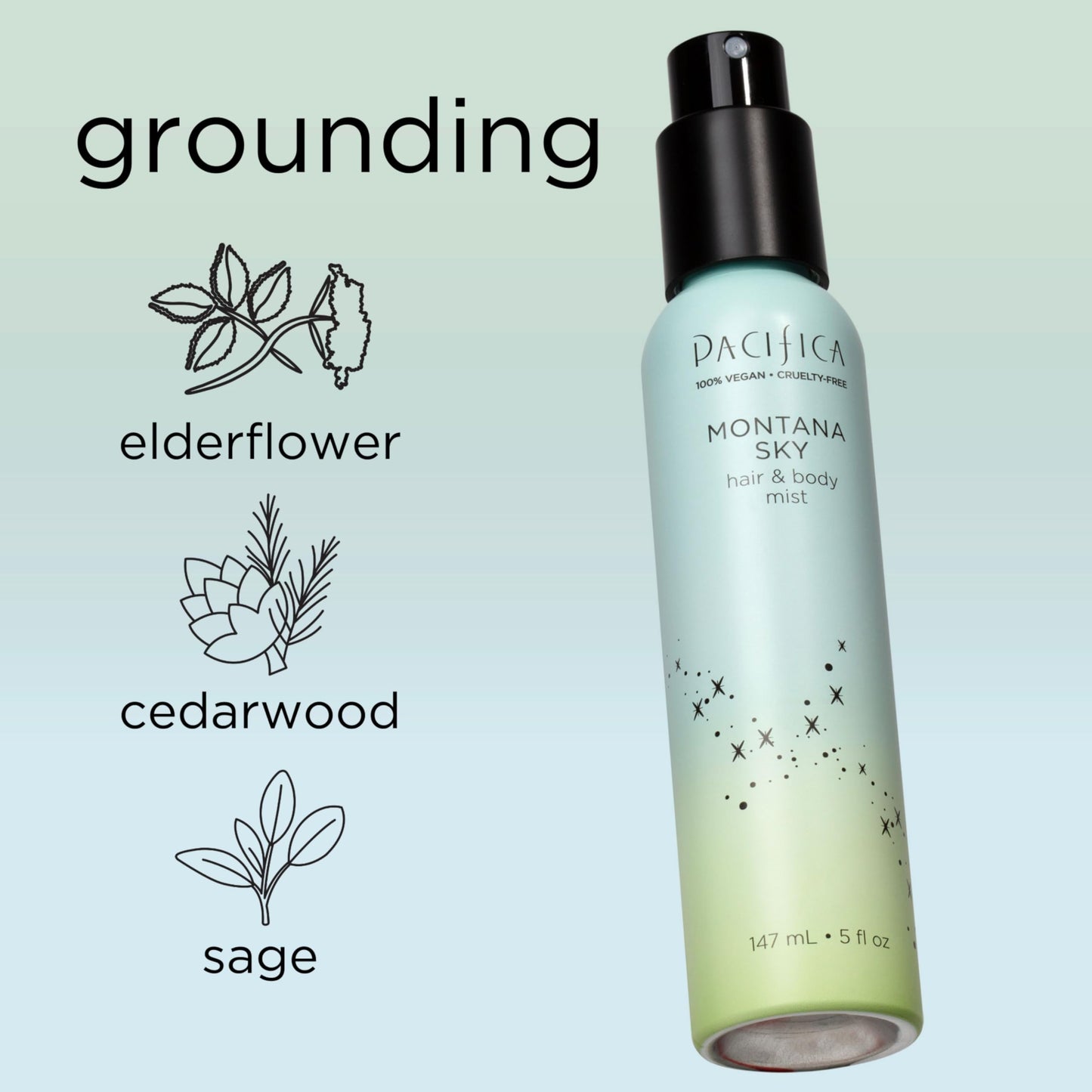 Pacifica Hair Mist & Body Spray - Montana Sky