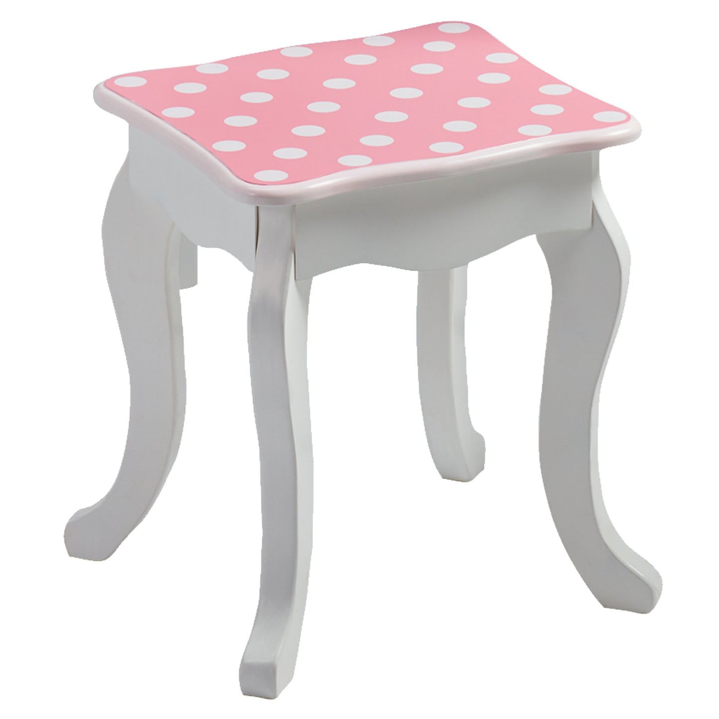 Teamson Kids Wooden Play Vanity Set with Stool