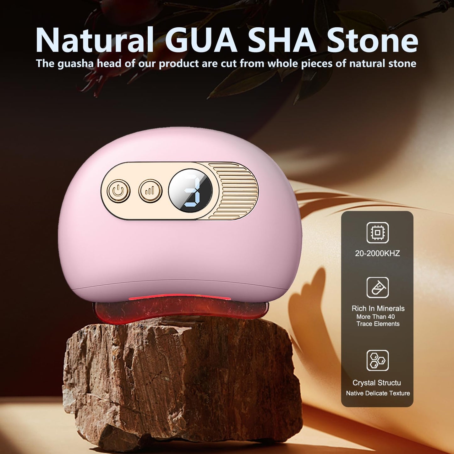 Electric Gua Sha Tool with Heat & Vibration
