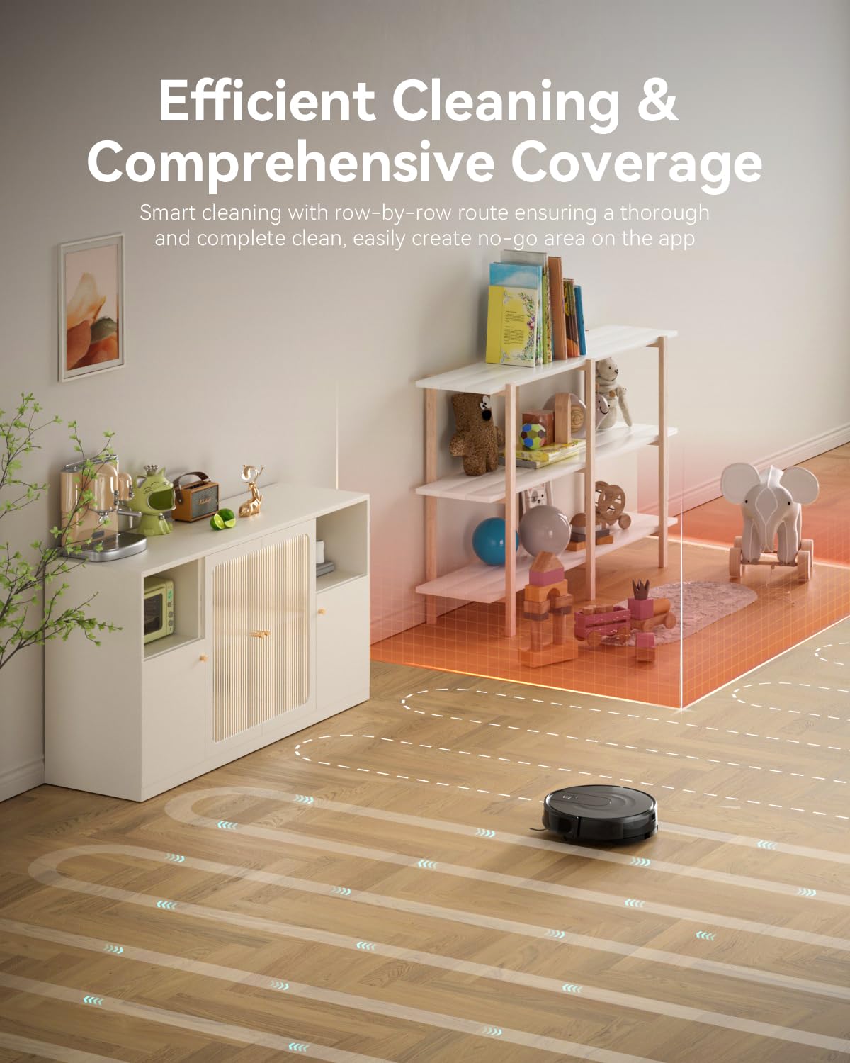 Kokaidia Robot Vacuum and Mop Combo, 9000Pa