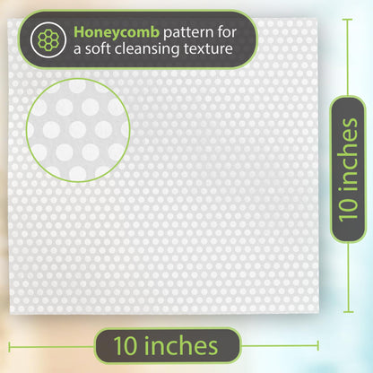 30 Pack Biodegradable Body Wipes with Aloe