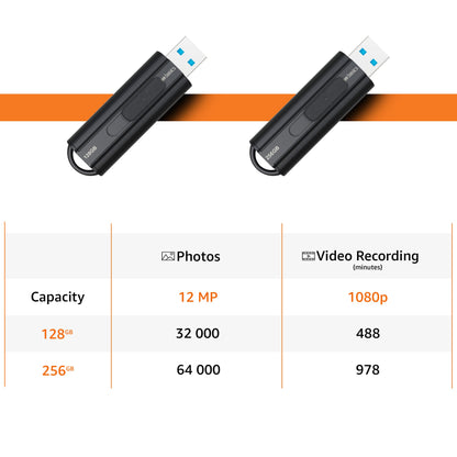 256GB Amazon Basics USB 3.1 Flash Drive