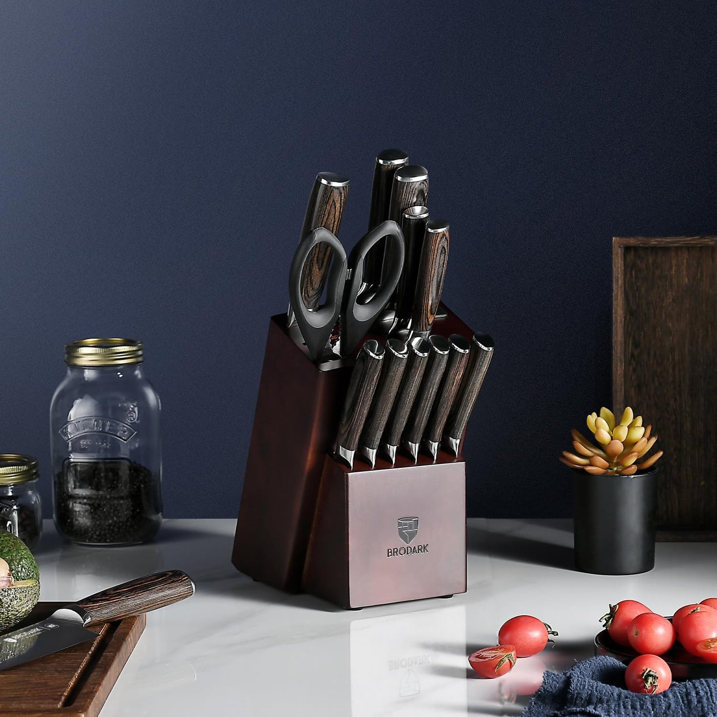 15-Piece Ultra Sharp Kitchen Knife Set