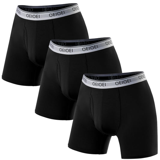 Bamboo Rayon Men's Boxer Briefs 3 Pack