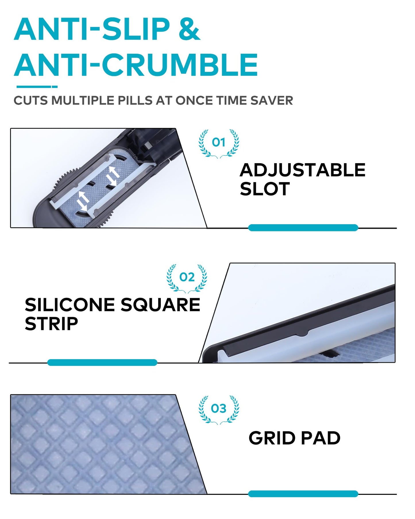Pill Cutter for Accurate Splitting of Pills