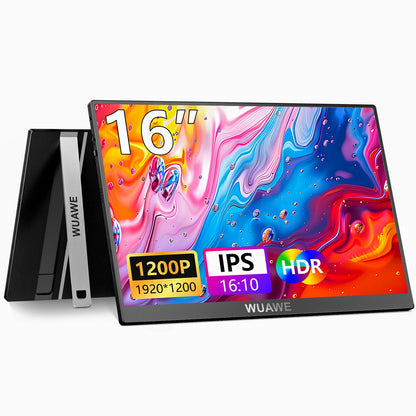 16" Portable Monitor WUAWE for Laptop & Gaming