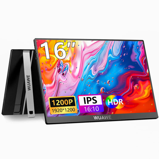 16" Portable Monitor WUAWE for Laptop & Gaming