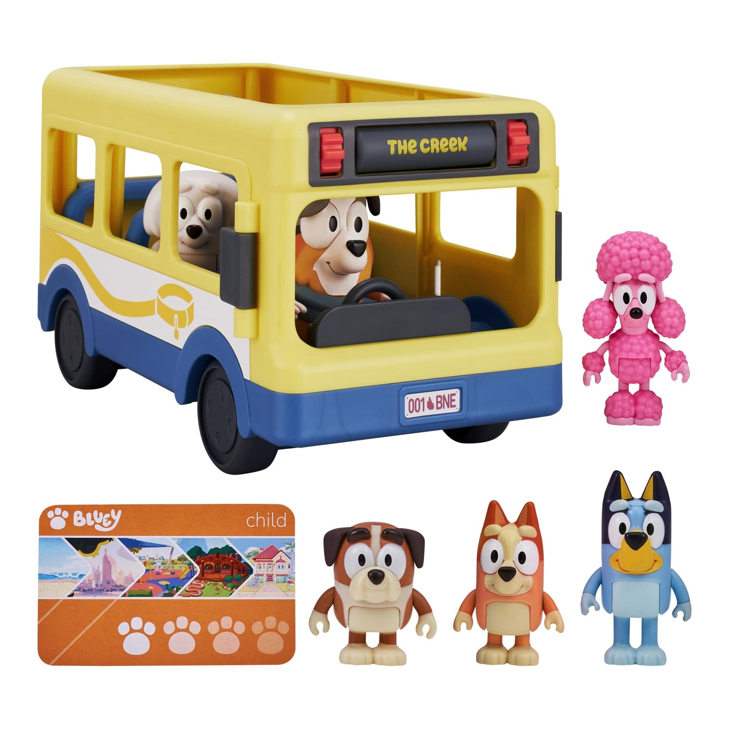 Bluey Bus with 2.5-3 Inch Figures Set